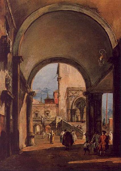 Francesco Guardi An Architectural Caprice